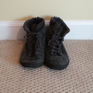 Blowfish Gray Combat Booties